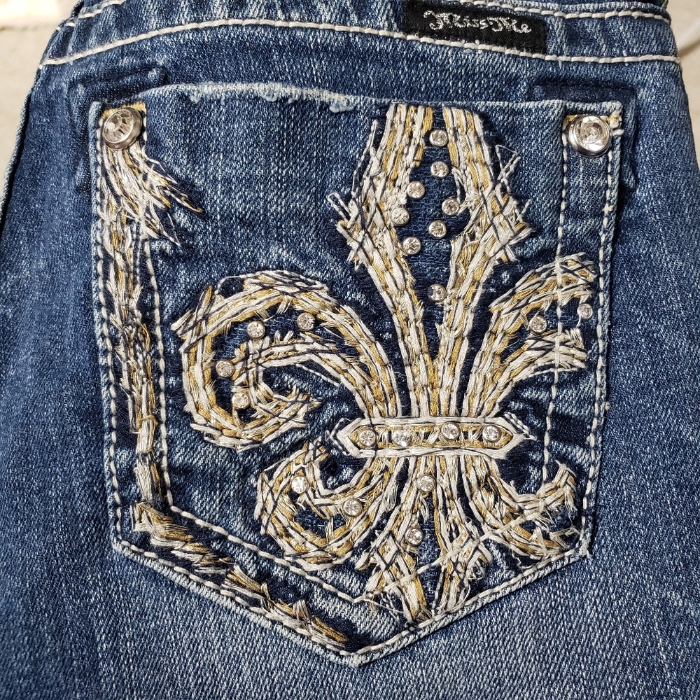 Miss Me Size 26 Capri Jeans - Picture 8 of 13